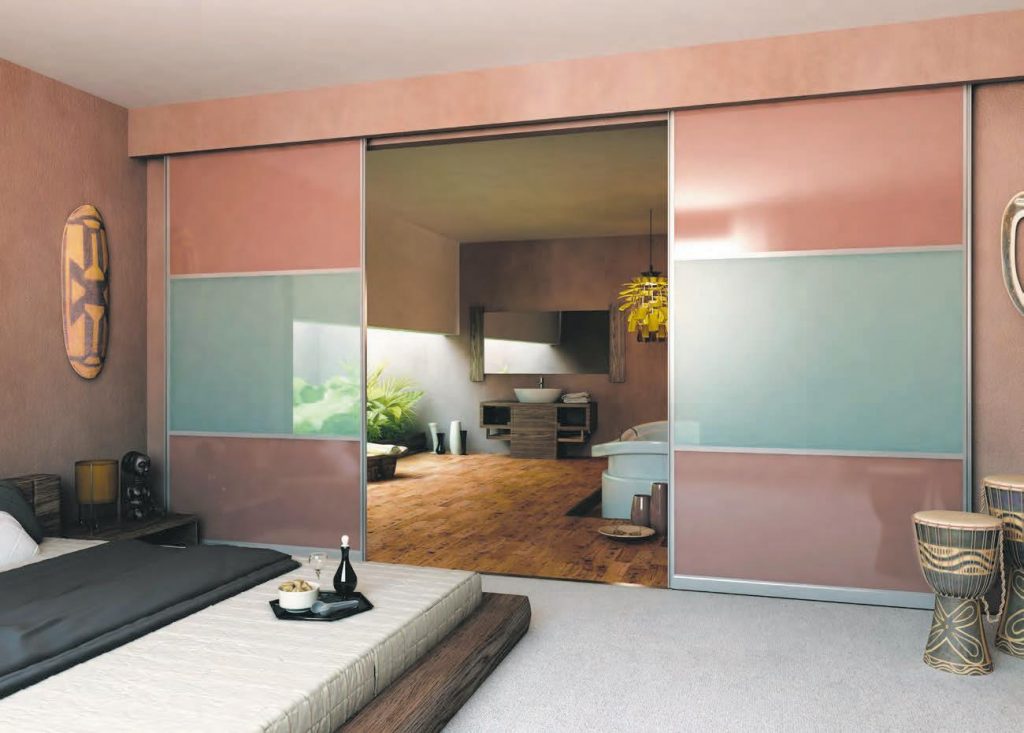 pink room divider
