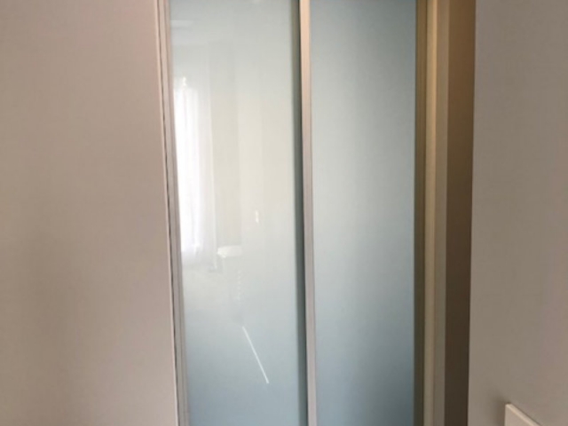 Two door room divider